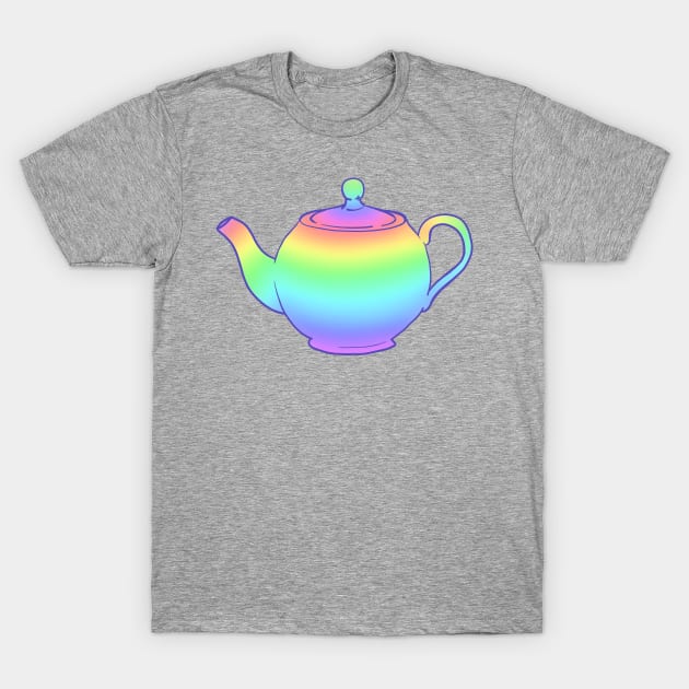 Rainbow Teapot T-Shirt by KelseyLovelle